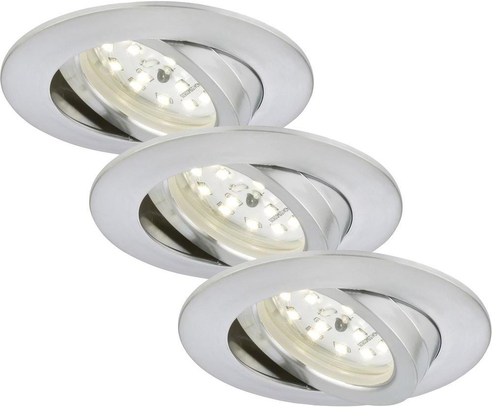 Briloner Lampa LED do zabudowy 7209-039 400 lm 3000 K aluminiowy