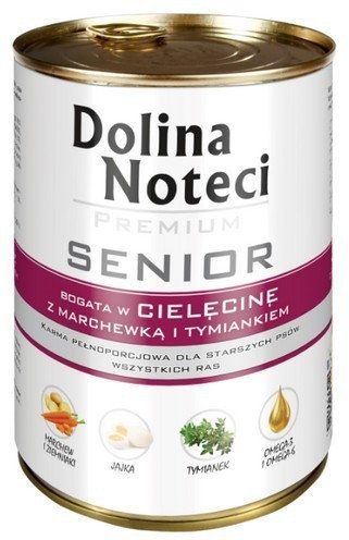 Dolina Noteci Premium Pies Starsze Cielęcina Puszka 400g 11523