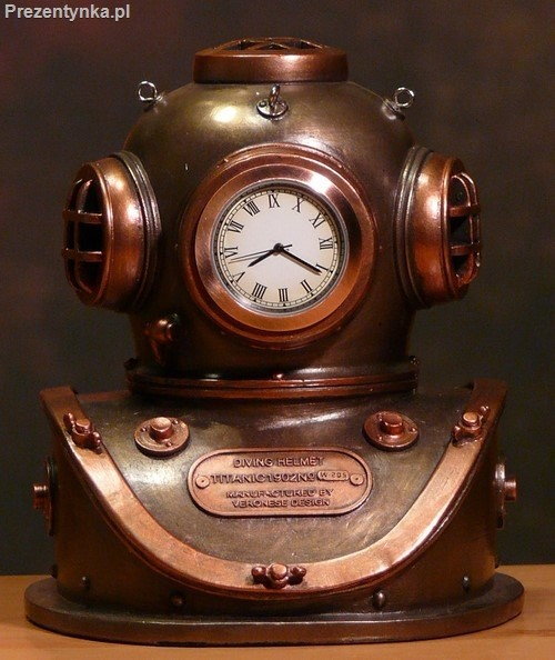 Veronese Hełm zegar Steampunk