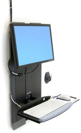 Ergotron High Traffic Areas StyleView Vertical Lift Czarny 60-593-195