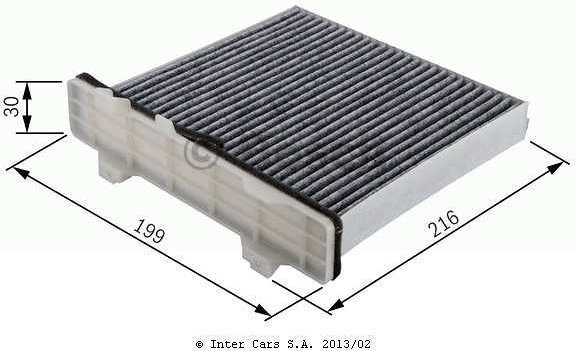 Bosch Filtr kabiny FILTRY 1 987 432 426