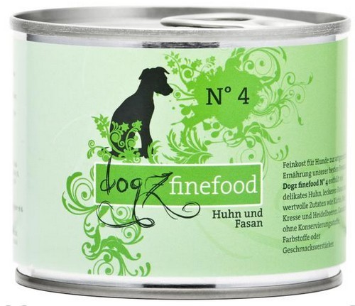 Dogz Finefood N.04 Kurczak I Bażant Puszka 200G