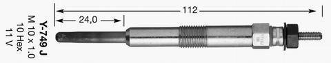 NGK ŚWIECA ŻAROWA Y-749J 5013 SWI129261