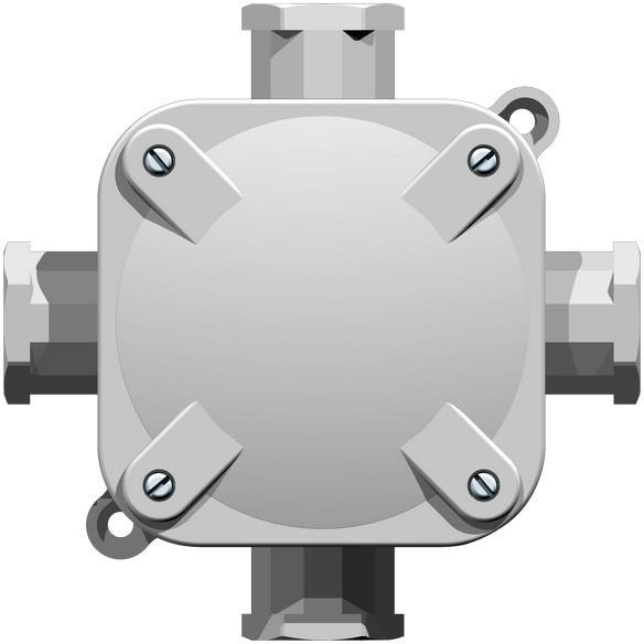 Ospel Puszka instalacyjna natynkowa hermetyczna IP67 z wkładem 4x4mm ONH-4B5
