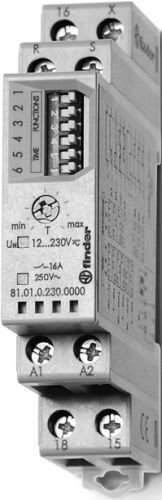 Finder Przekaźnik czasowy 1CO 16A, wielofunkcyjny AI, DI, SW, SP, BE, DE, EEb 81