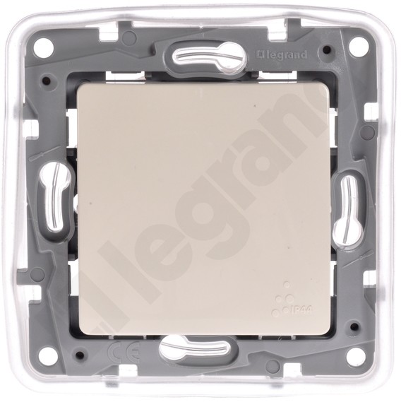 Legrand Niloe Przycisk przełączny ip44 6a kremowy 664825