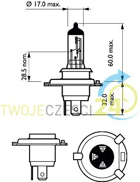 PHILIPS Żarówka, reflektor przeciwmgłowy 12342CVPPS2