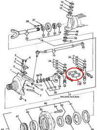 CNH ŁĄCZNIK KRZYŻAKÓW PÓŁOSI 81874910 - DANA070SG113
