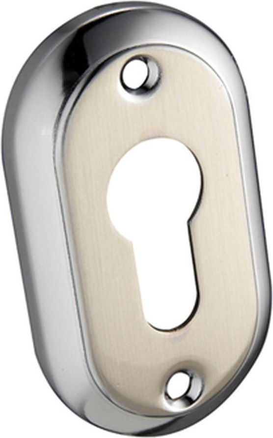 Infinity Line Szyld górny OWAL KLAMKI NA WKŁADKĘ SAT/CHR RCT 102