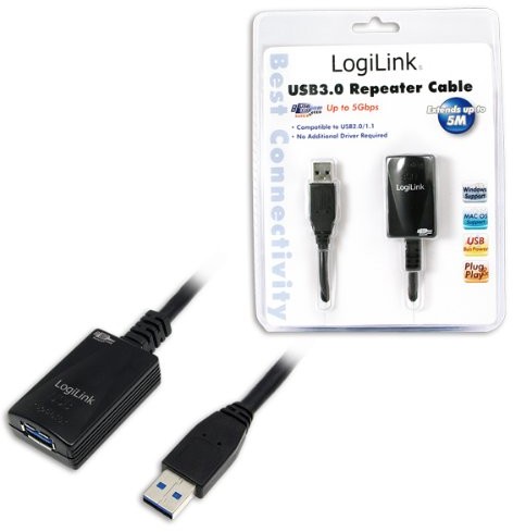 LogiLink 5.0m USB 3.0 M/F kabel USB
