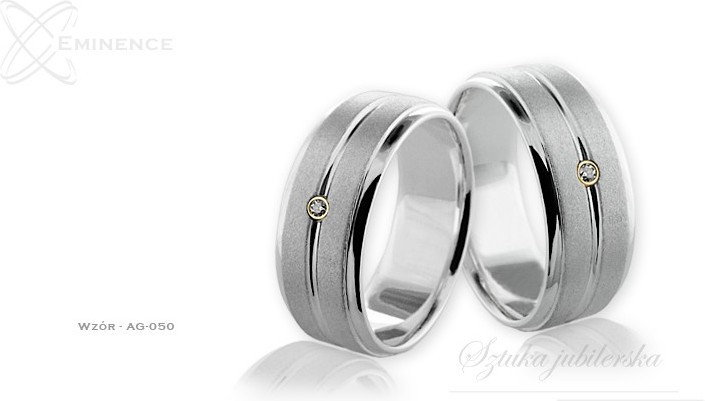 Eminence Obrączki srebrne - wzór Ag-050