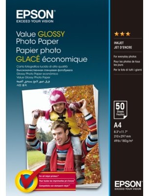 Epson Value Photo Paper A4 50 Kartek C13S400036
