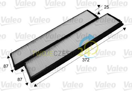 Valeo Filtr, przewietrzanie przestrzeni pasażerskiej 715684