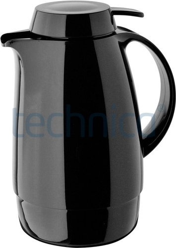 Helios Termos z tworzywa, z pokrywką 0,6 l, czarny | , Servitherm HELIOS-7202-002