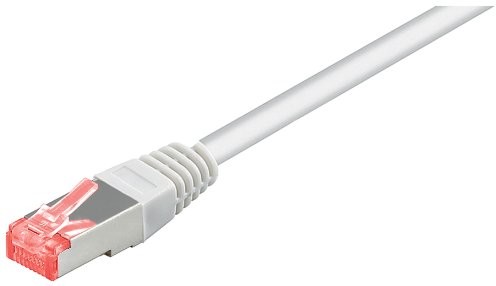 Goobay Cat6 SSTP kabel sieciowy (2 X RJ45, 50 m) Biały 4040849935107