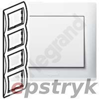 Legrand SISTENA LIFE Ramka ARCTIC poczwórna pionowa 771008