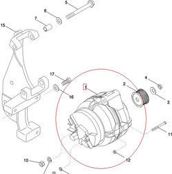 CNH ALTERNATOR NEW HOLLAND 150A 87452821