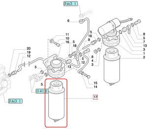 CNH FILTR PALIWA NEW HOLLAND 84269164 - 47335715 - 162000080921