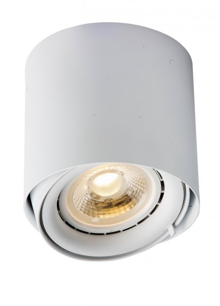 Light&More LM P 618/1 TUBA PLAFON NOWOCZESNA LAMPA SUFITOWA OPRAWA NATYNKOWA BIAŁY ES111 QR111 AR111 GU10 LED LM P 618/1 TUBA