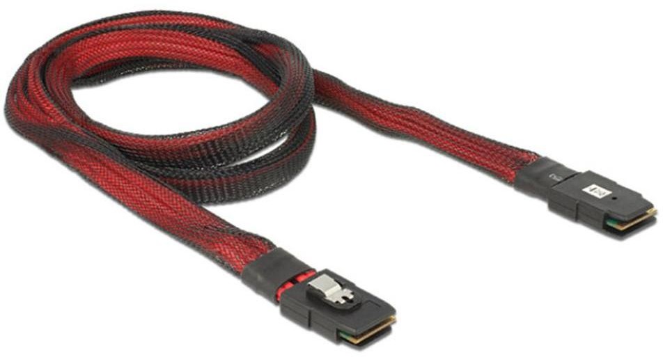 Delock 83073 [1x Złącze męskie mini-SAS SFF-8087) 1x Złącze męskie mini-SAS SFF-8087)]