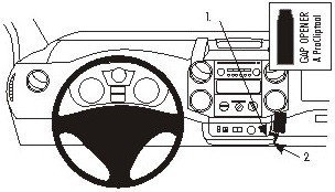 Brodit AB dla Clip do Peugeot Partner 08-15 854973