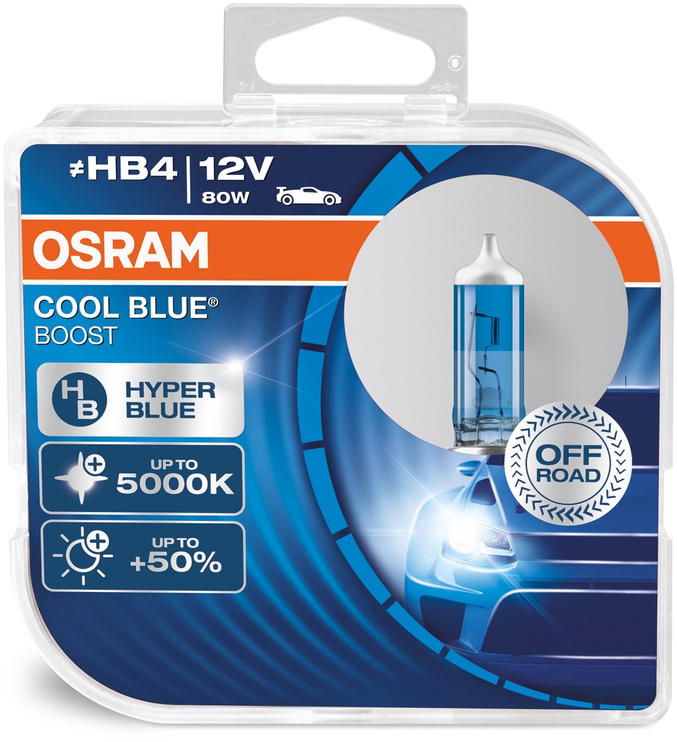 OSRAM HB4 12V 80W P22d COOL BLUE BOOST 5000K