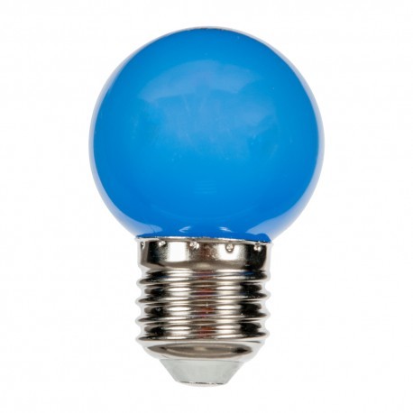 Spectrum Żarówka diodowa kulka niebieska 8 LED 230V 1W E27/B22d WOJ+11797(E27) W