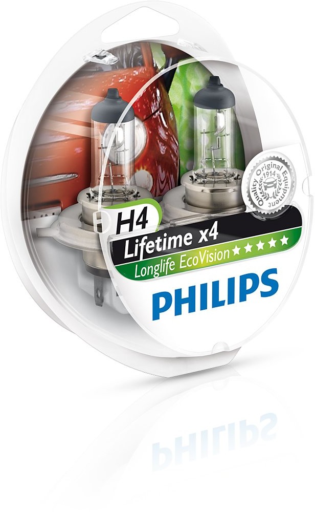 Philips H4 12V 60/55W P43t-38 LongLife EcoVision