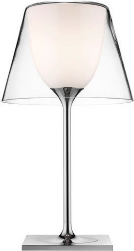 Flos KTRIBE T1 GLASS Lampa stołowa przeźroczysta F6281000
