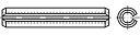 Toolcraft Kołek sprężysty stal sprężynowa 136668 (OxD) 2 mmx28 mm ISO 8752 200 s