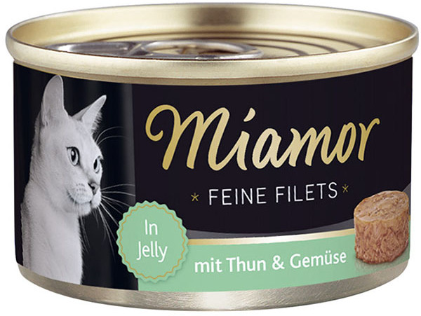 Miamor Feine Filets filety mięsne smak tuńczyk z warzywami 6x185g