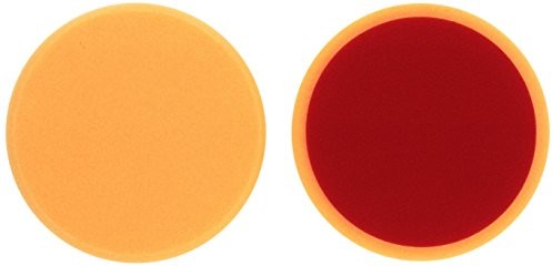 ALCLEAR 5516030AH gąbka polerska do usuwania hologramów, średnica: 160 mm, grubość: 30 mm, kolor: pomarańczowy, 2 sztuki (5516030AH_2)