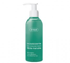 Ziaja OCZYSZCZANIE LIŚCIE MANUKA Żel myjący normalizujący na dzień/na noc 200ml