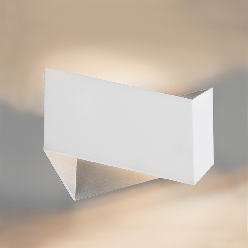 QAZQA Designerski kinkiet biały - Fold