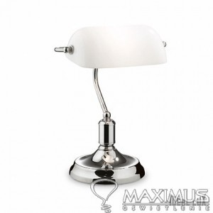 Ideal Lux LAWYER TL1 CROMO oprawa stołowa 1 x 60W E27 45047 045047