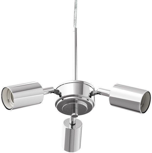 Redlux Lampa wisząca TRIX chrom 230V E27 3x60W R10615