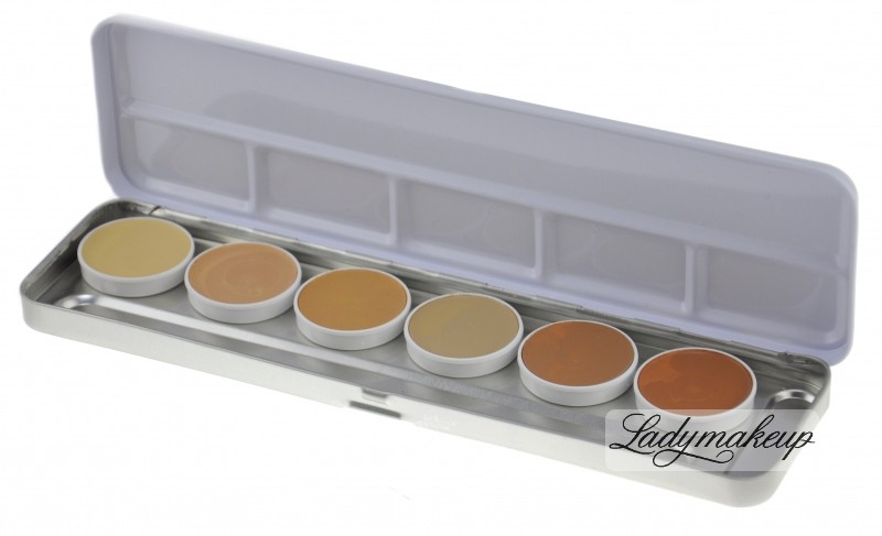 KRYOLAN Dermacolor - Camouflage Creme - Paleta podkładów do twarzy - kamuflaż-H KR71007-H