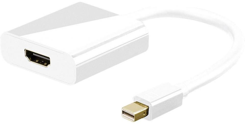 goobay Przejściówka adapter HDMI DisplayPort 67880 [1x Złącze męskie mini-DisplayPort 1x Złącze żeńskie HDMI]