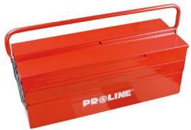 Proline Profix skrzynka narzędziowa metalowa 3 - częściowa jednorączkowa, 55cm 3