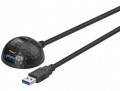 Goobay Przedłużacz USB 3.0 z podstawką o długości 1,5m 95918 95918