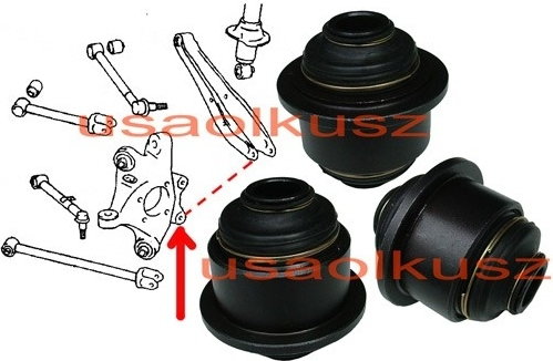 ROZNI Tuleja tylnej zwrotnicy moc. dolnego poprzecznego wahacza Lexus GS 2005-