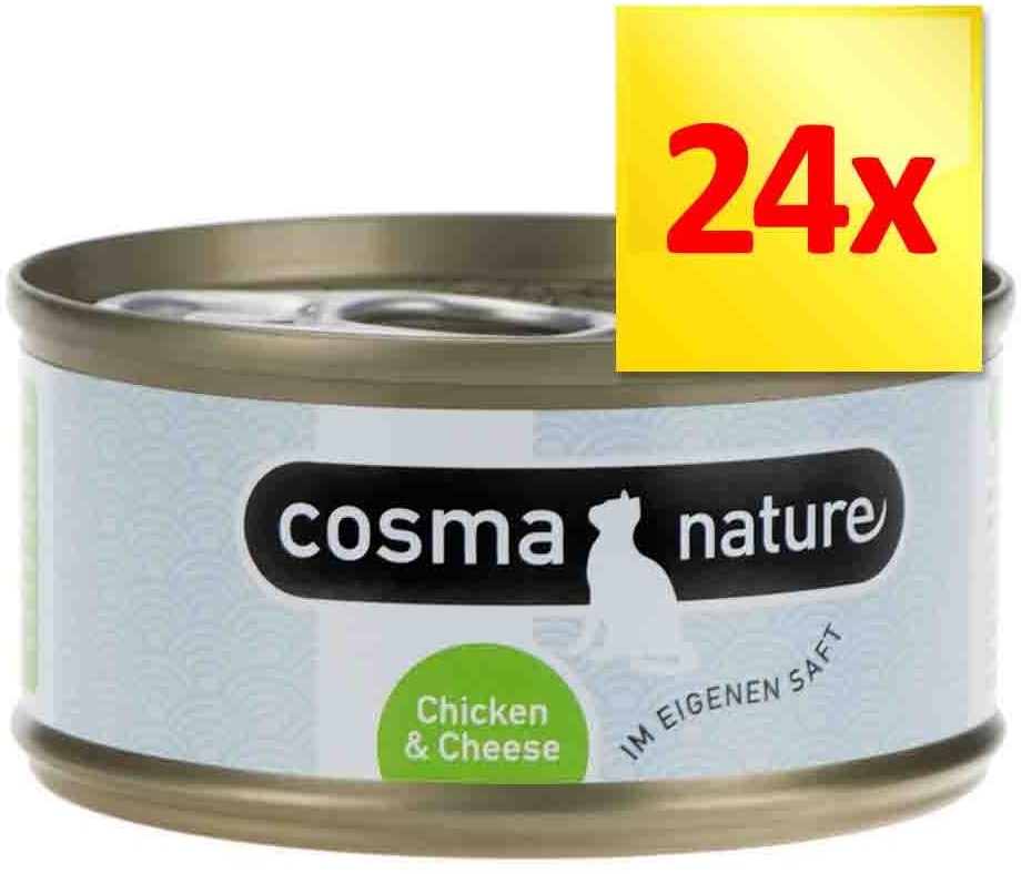 Cosma Zestaw Nature, 24 x 70 g - Pierś z kurczaka i krewetki