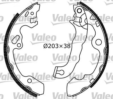 VALEO szczeki hamulcowe 562648 562648