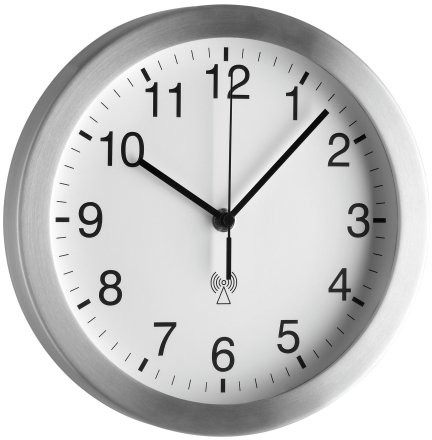 TFA ścienny zegar radiowy Lausanne 98.1091 (biały) 98.1091