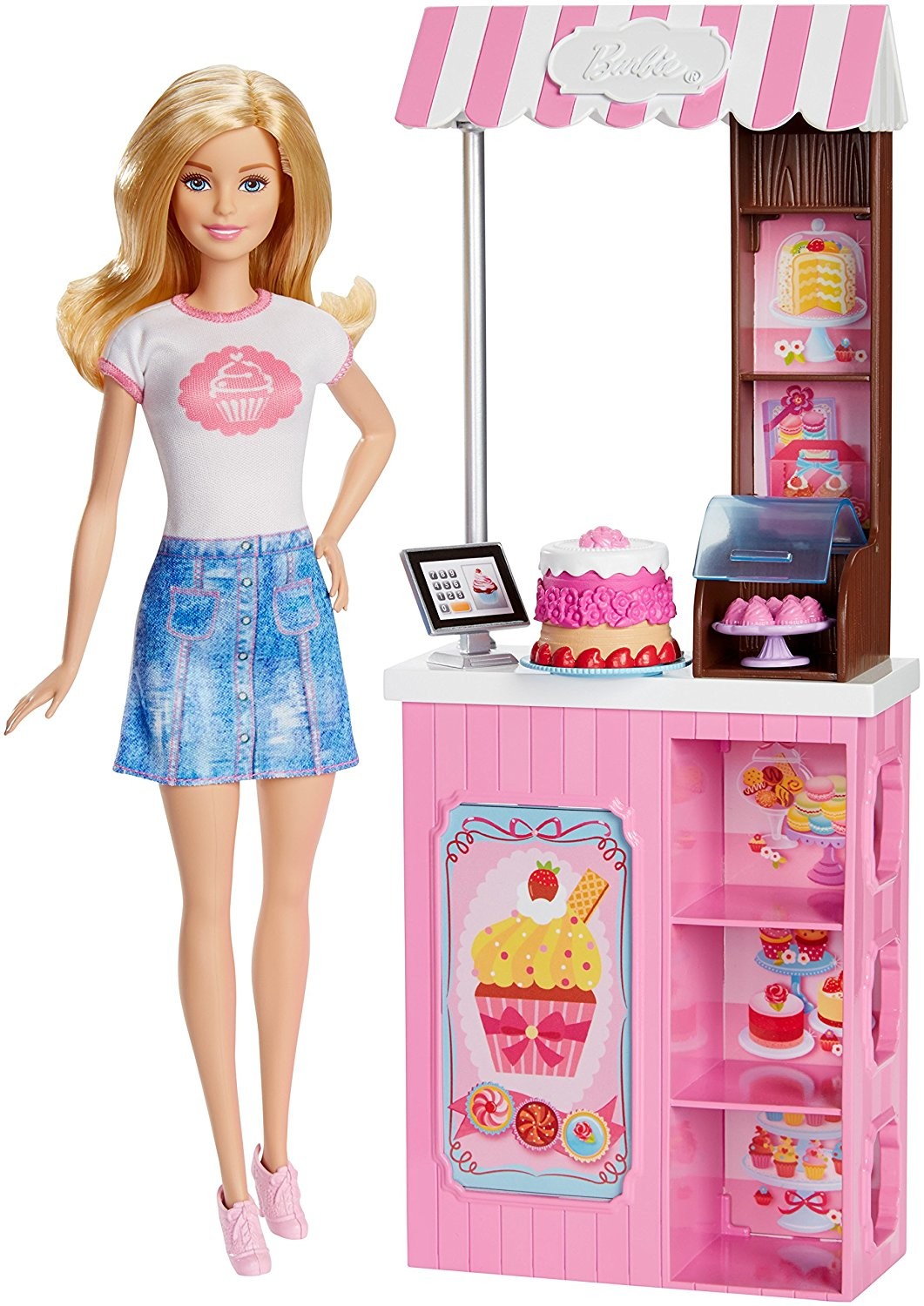 Mattel Barbie, Ministoiska, Cukiernia, zestaw z lalką