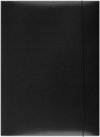 Dox PBS Teczka z gumką OFFICE lakierowana czarna DN946-2