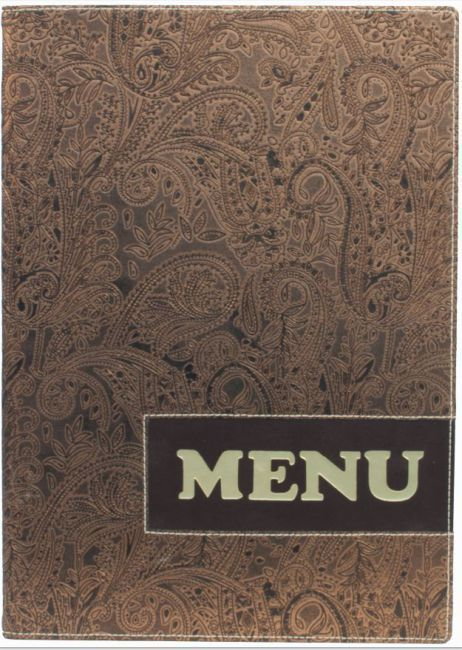 Securit Karta Menu Design Kwiat Orientu | A4 MC-DRA4-PAISLEY