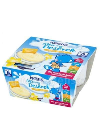 Nestle MLECZNY DESEREK O smaku waniliowym po 6 m-cu 400 g 4x100g)