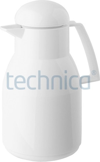 Helios Termos z tworzywa, z pokrywką 1 l, biały | , Top HELIOS-2734-001