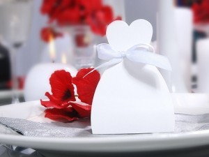 Partydeco Pudełeczko dla gości Panna Młoda PUDP1/K